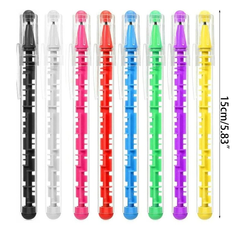 69HA 5Pcs Funny Labyrinth Pens Creative-Funny Ballpoint Pen for Kids Students Gifts