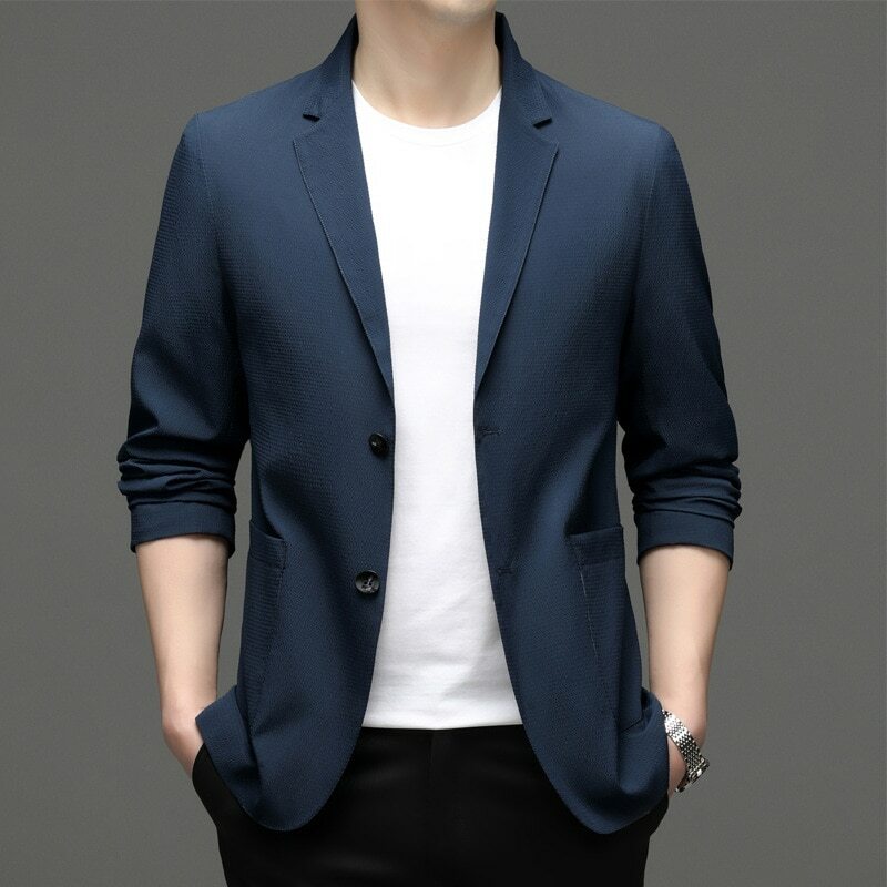 Versão coreana Slim-Fit Suit para noivo, noivo casaco, casamento, 9102-T