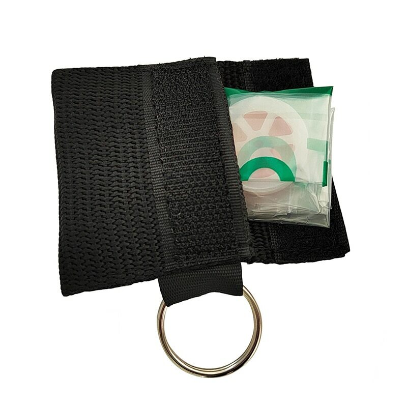 1Pc Cpr Reanimator Noodmasker Eenrichtingsventiel Masker EHBO Kit Sleutelhanger