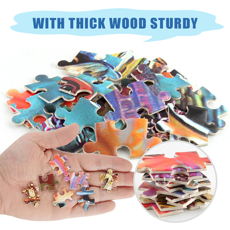 Bandai-rompecabezas de madera de una pieza para niños, juguete creativo de dibujos animados de Anime, 35 piezas