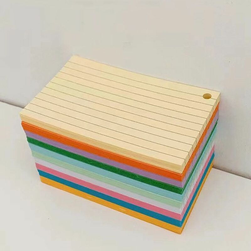 Buku Memo Binder garis Horizontal, kualitas tinggi, dua sisi dengan penutup kartu kilat, kartu indeks longgar, daun longgar, kantor