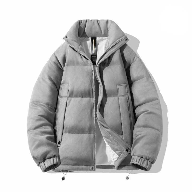 Down Jacket for Men in Autumn/winter Standing Collar for Warmth 80% Thick White Duck Down Jacket