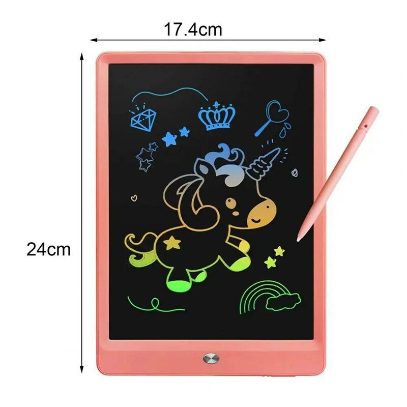 10-inch Eco-friendly Writing Tablet Rectangle Anti-lost Lanyard Pressure-sensitive Drawing Board Smooth Writing