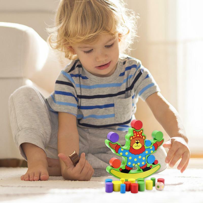 Mainan blok bangunan kayu mainan sensorik permainan lucu blok bangunan untuk anak-anak kreatif anak mainan lucu untuk balita anak laki-laki anak perempuan dewasa