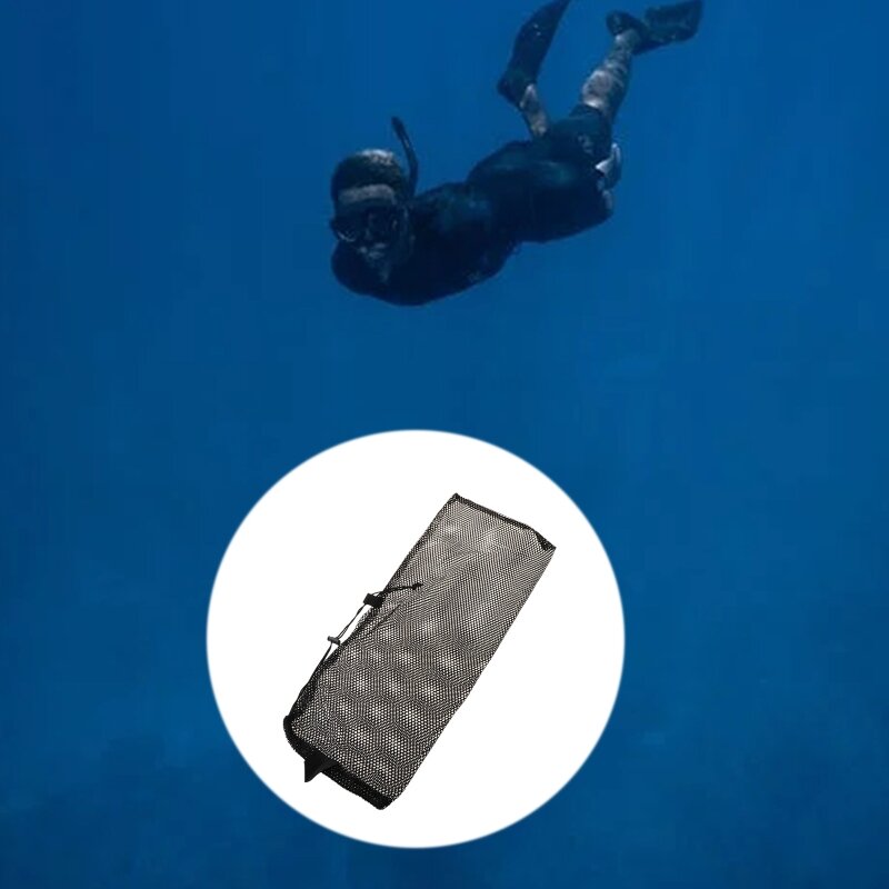 Szybkoschnący nurkowanie siatkowa torba Scuba Snorkel Gear gogle torebka pływanie przechowywanie
