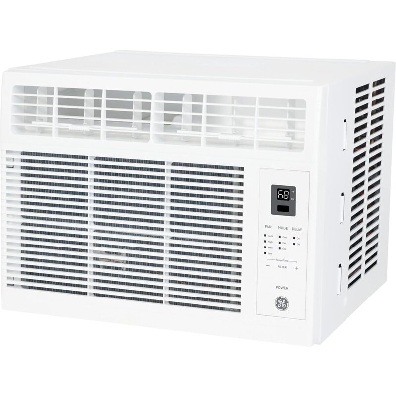 Electronic Window Air Conditioner 5000 BTU, Efficient Cooling for Smaller Areas Like Bedrooms & Guest Rooms w/ Easy Install Kit