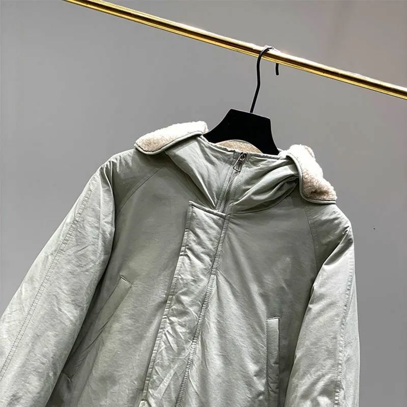 Мужской длинный пуховик с капюшоном, Повседневная Свободная куртка джокер в стиле ретро, теплая верхняя одежда, новинка 2024