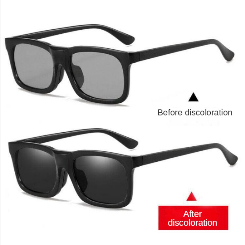 ZHIYI Brand Chameleon Glasses 0.1 Seconds LCD Computer Chip Control Photochromic Polarized Lens Driving Sunglasses for Men