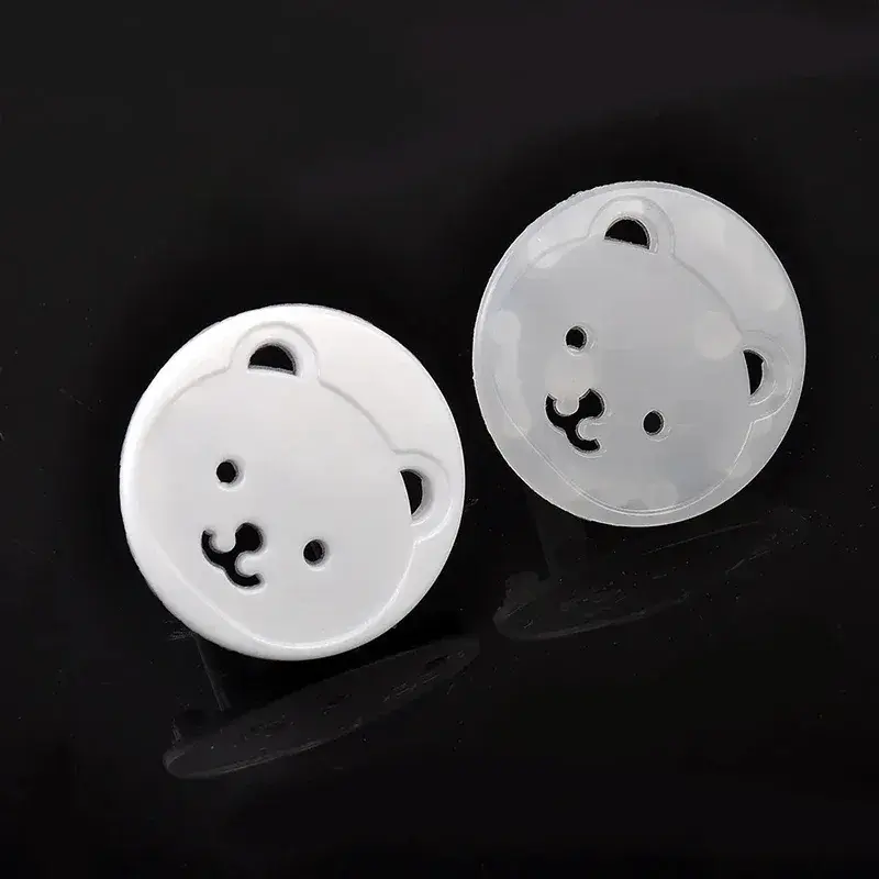 5/10pcs Bear EU Power Socket Electrical Outlet Baby Kids Child Safety Guard Protection Anti Electric Shock Plugs Protector Cover