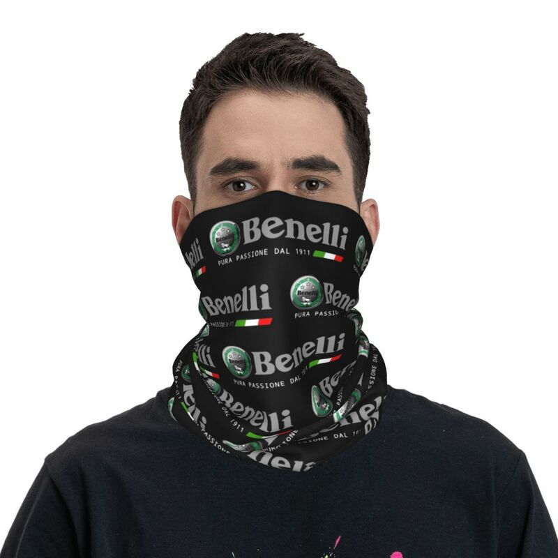 Racing BENELLIs MOTORCYCLE Race Motor Cross Merchandise Bandana Neck Gaiter Mask Scarf Warm Cycling Face Mask for Men Women