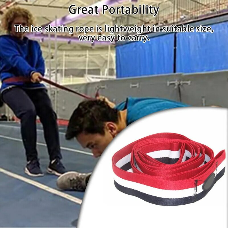 Cinture da allenamento per pattinaggio a rotelle di velocità corda corta per tirare la corda sportiva