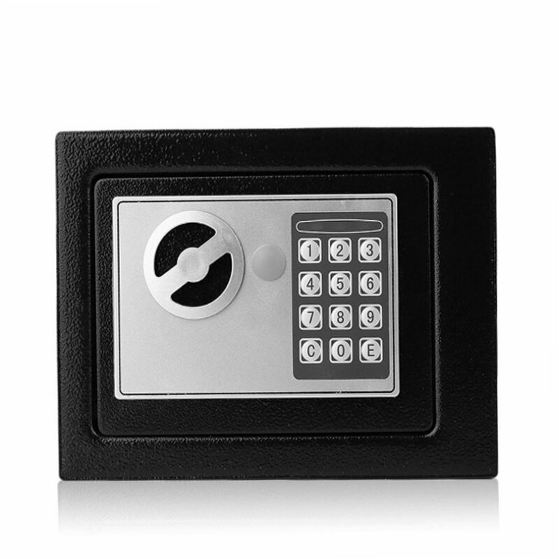 Kotak keselamatan uang Digital pistol elektronik kunci aman tahan api keselamatan untuk rumah kotak kuat uang tunai kecil penyimpanan dapat dikunci