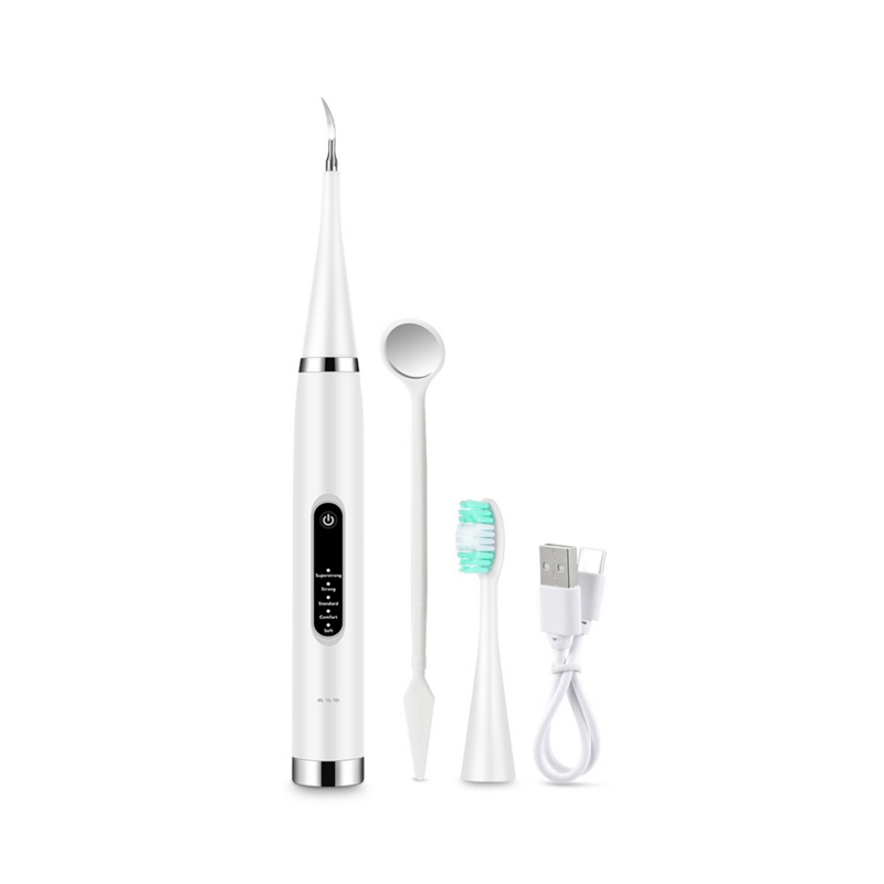 Ultrasonic Dental Scaler for Teeth Tartar Stain Tooth Calculus Remover Electric Sonic Teeth Plaque Cleaner Stone Removal