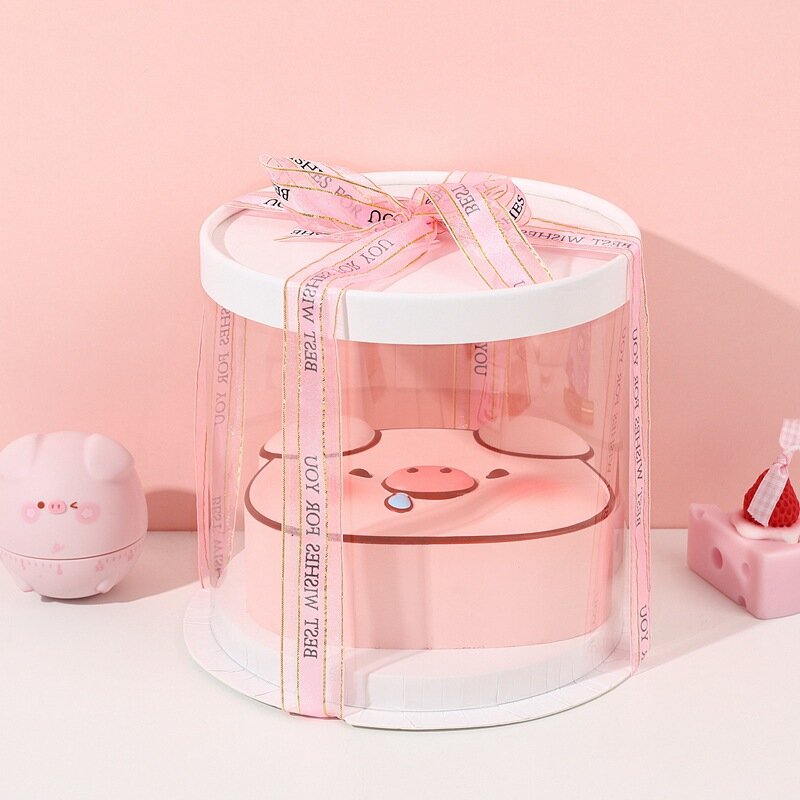 Cartoon Kawaii Pink Pig Pig Cake PU Slow Rebound Toys Creative Ins Cute Pink Cake Pig  Pinch Music Fidget Toy Decompression Toys