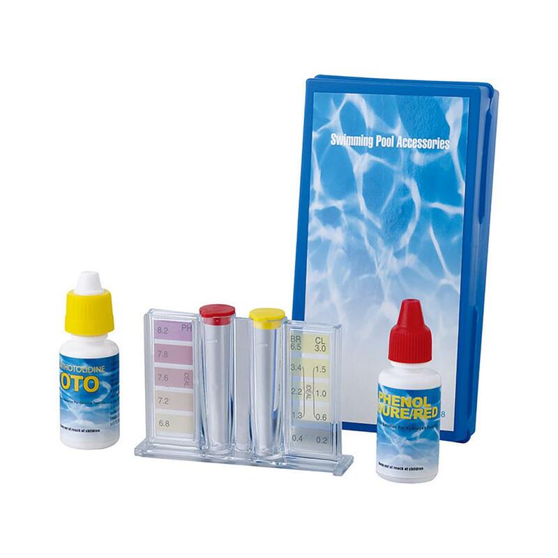 Испытательный комплект для плавательного бассейна эффективный набор для проверки воды набор для испытаний с упаковкой бутылки