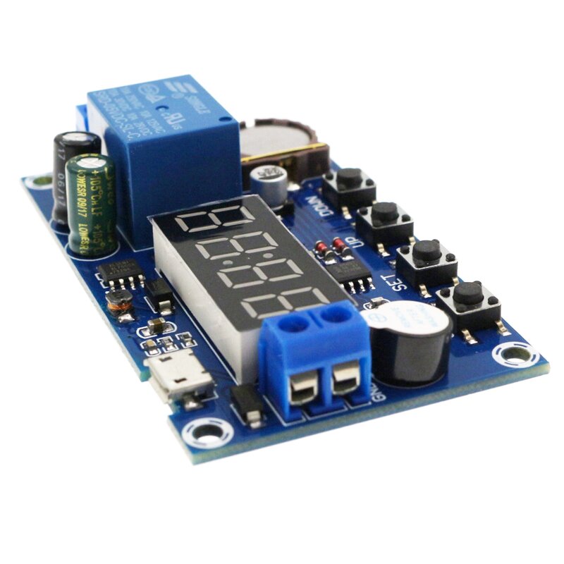 Real Time Timer Relay Module Timing Delay Switch DC 5V Control Clock Synchronization Multiple Mode Control