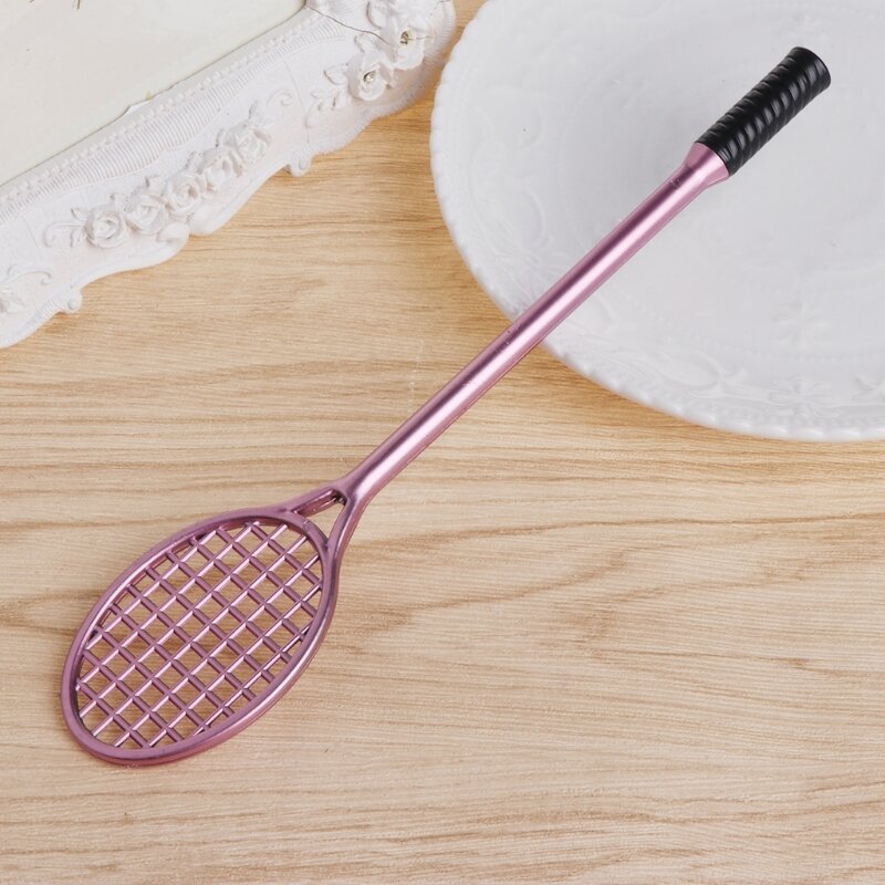 Stylo à Gel rapide Lightcolor, avec conception raquette Badminton mignonne, stylo fin portable, livraison directe