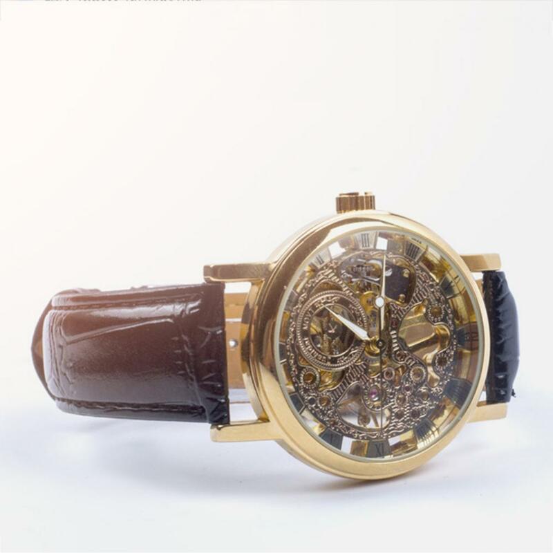 Relógio de pulso quartzo em aço inoxidável masculino, Relógio de pulso luxuoso, Relógios empresariais para homem, Relógio de moda