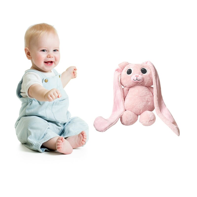 100cm elástico orelhas coelho brinquedo de pelúcia adulto criança puxar orelhas de coelho boneca macio pelúcia brinquedo esticado orelhas pernas coelho presentes
