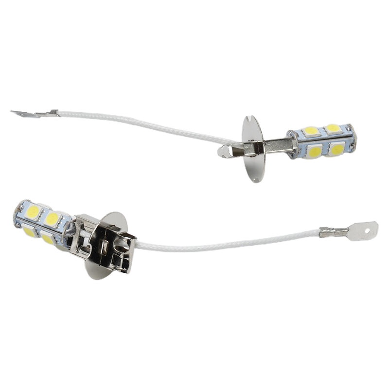 9LEDS H3 LED Bulb 2pcs 12V Car Light Flashlight Torches H3 LED Replacement Bulbs 360 Degrees Fog DRL Driving Lamp