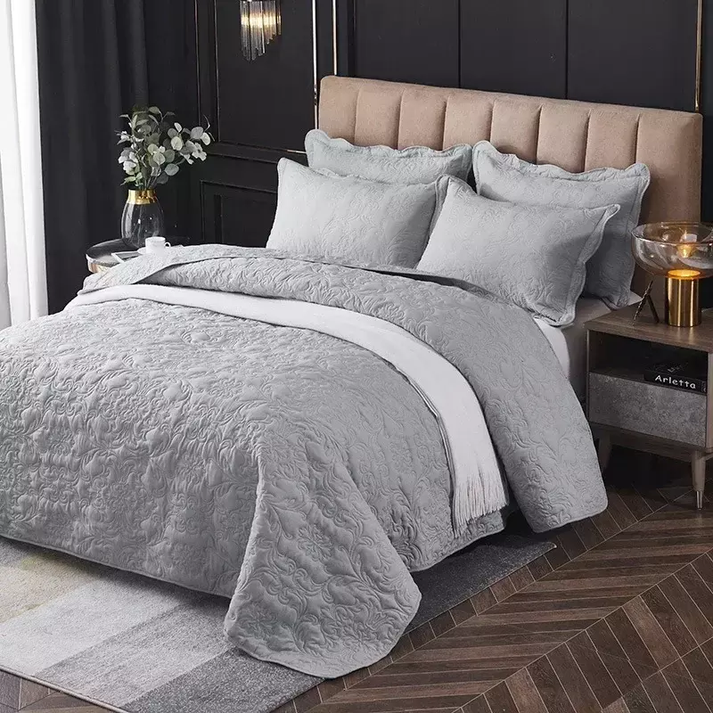 Copriletto per copriletto trapunte Plaid caldo addensare biancheria da letto in cotone federa in velluto copriletto lenzuola