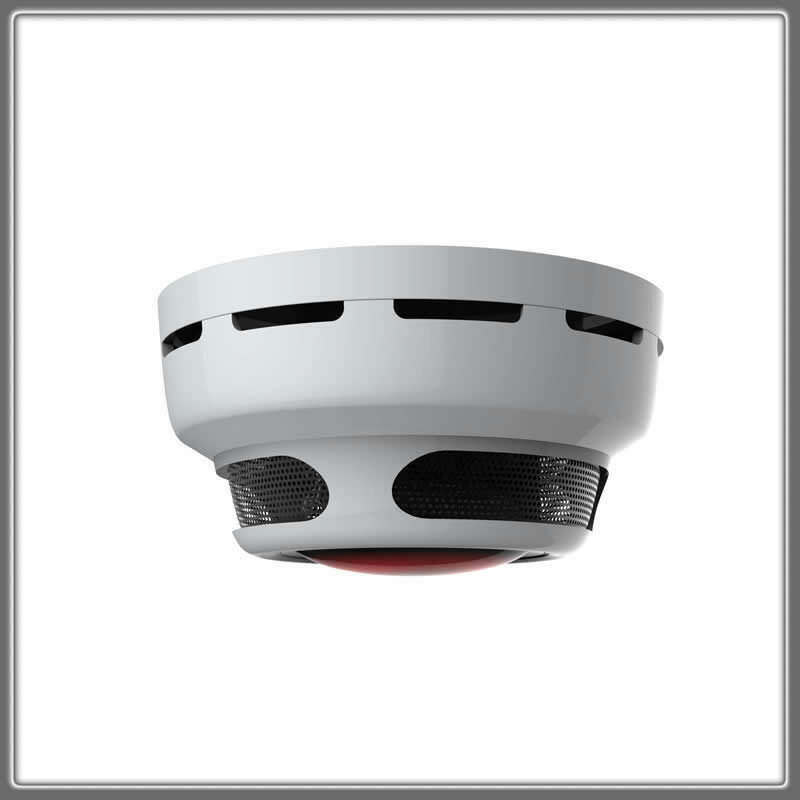 ESCAM AL516 detektor dymu czujnik przeciwpożarowy dźwięk Flash Alarm ostrzegawczy Test dymu dla bezpieczeństwa w domu