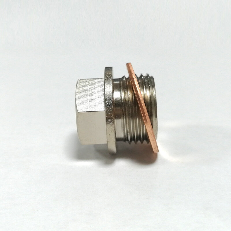 Adattatore per sensore di temperatura di scarico in acciaio di alta qualità M18x1.5 a 1/8NPT connettore foro da 6.47mm