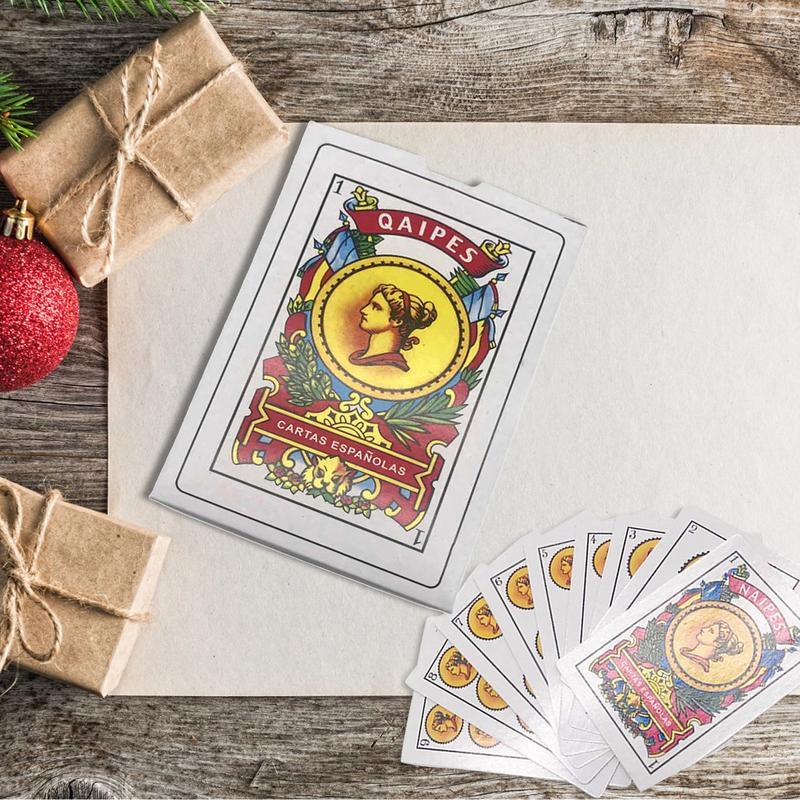50 الإبداعية بطاقات بوكر الإسبانية الملونة الإسبانية أوراق اللعب الأسرة مجلس لعبة سهلة للعب بطاقات بوكر الإبداعية ل