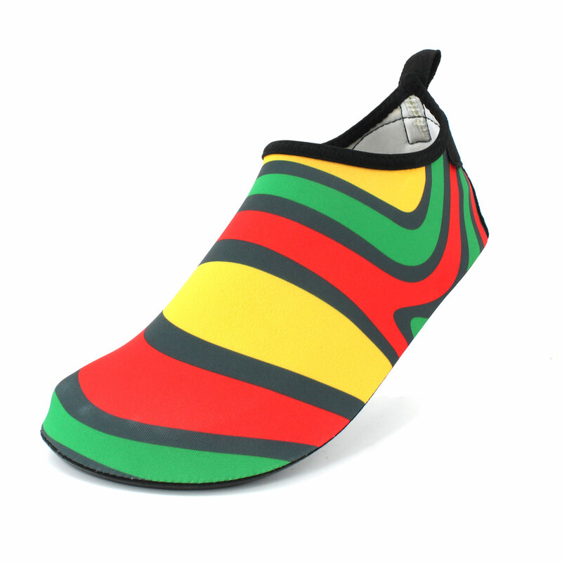 Sapatos de água de secagem rápida para homens e mulheres, sapatos de praia ao ar livre, surf, ioga, exercício, bandeira jamaicana, Rasta, bandeira, Caribe, reggae, Rasta
