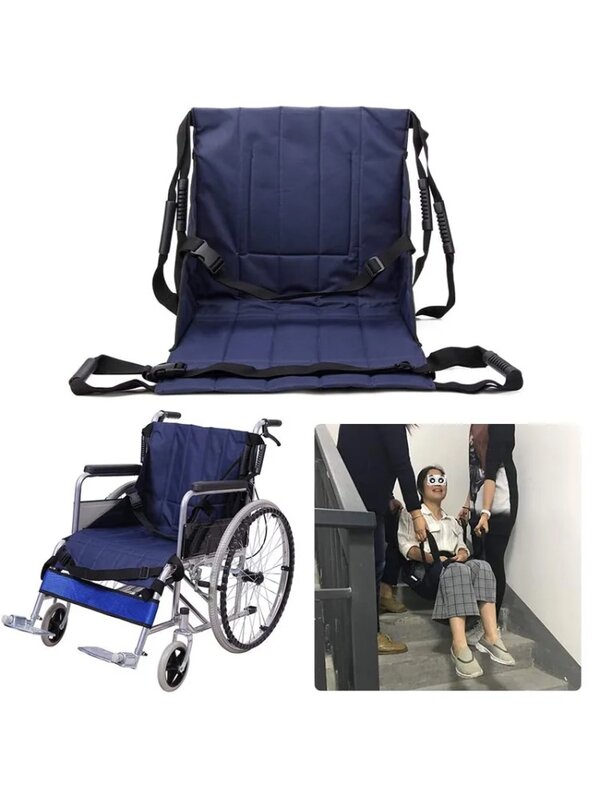 Paciente Elevador Stair Slide Board Cadeira de evacuação de emergência Cinto de cadeira de rodas Corpo de segurança Sling de levantamento médico deslizante