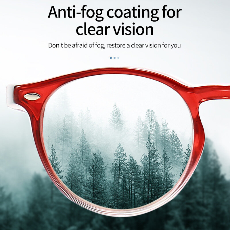 花粉保護アンチブルーレイゴーグル、近視メガネ付き防曇オプションフレーム