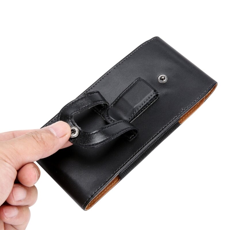 Men PU Bag Mobile Phone Belt Clip Bag  Phone Bag Outdoor Carrying Case