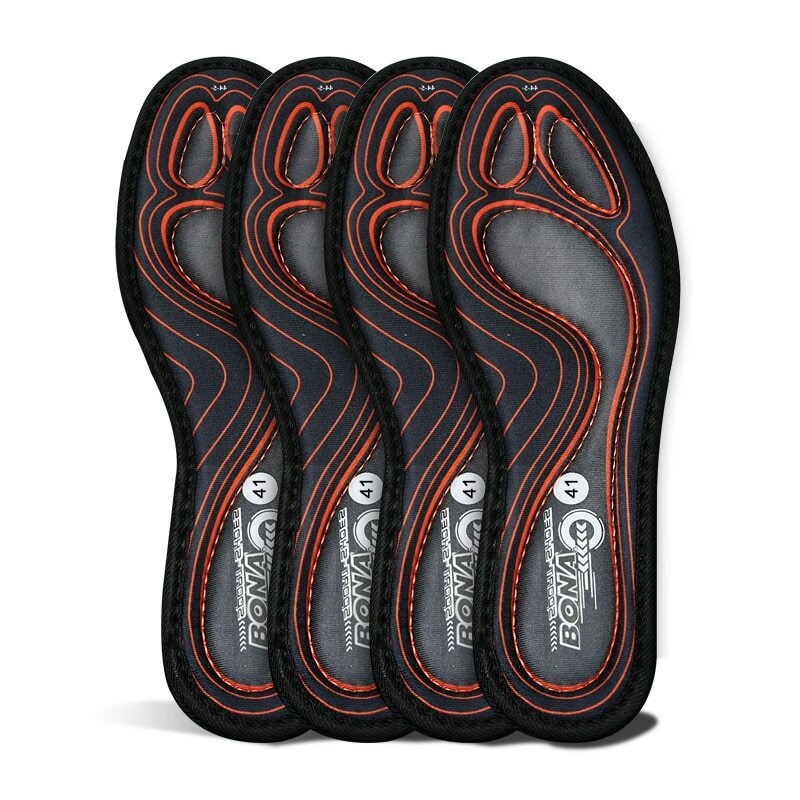 Bona Men and Woman General Sneaker Pad High-quality Cushion Shock Relief Breathable Comfortable Foot Pain-relieving Insole XD-4