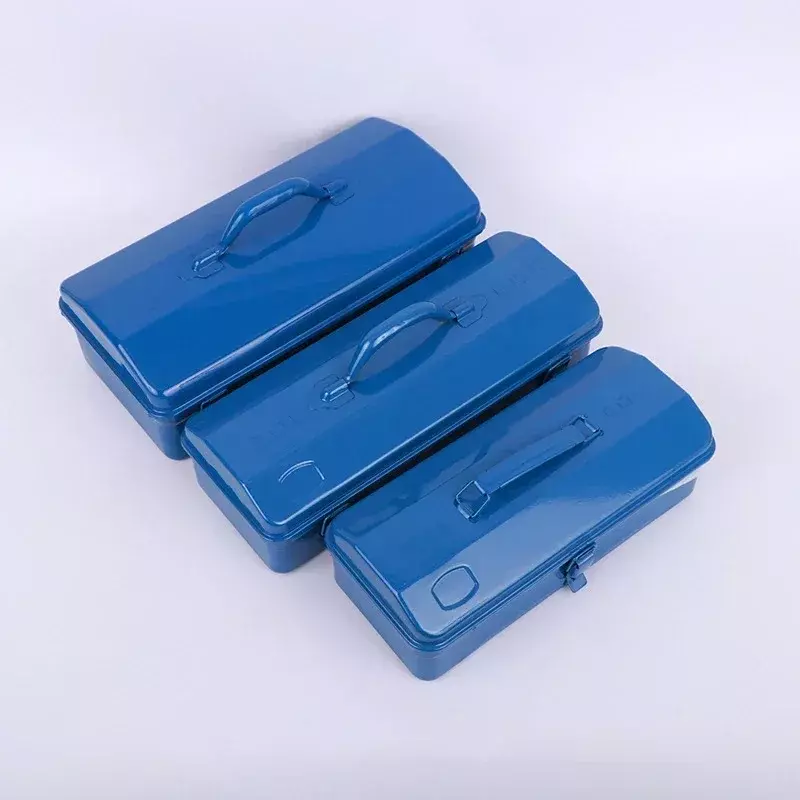 Cassetta degli attrezzi multifunzionale per Hardware per uso domestico scatola di immagazzinaggio di grado industriale scatola vuota scatola di latta per riparazione Auto in metallo addensato