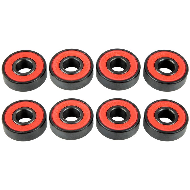 Hybrid Ceramic Ball & Roller Skate Bearings 608 High-Speed Skateboard-Bearings Hybrid Ceramic Bearings Double Side Dust Cover