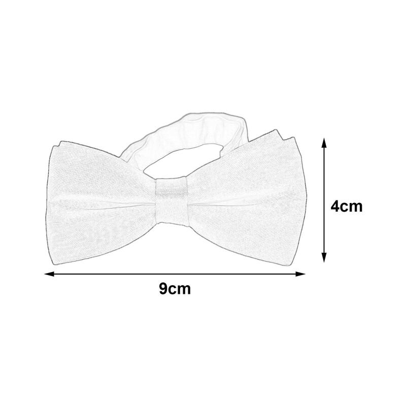 Kids Bow Tie Soft Fashionable Children Versatile Adjustable Bow Ties for Celebrations Anniversary Wedding Banquet Formal Party