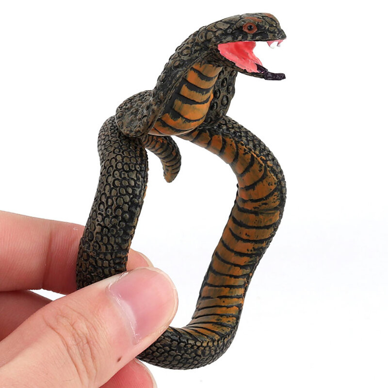 Children's Toy Bracelet Simulation Snake Bracelet Python Cobra Realistic Snake Figure Bracelet Fun Prank Gift For Kids
