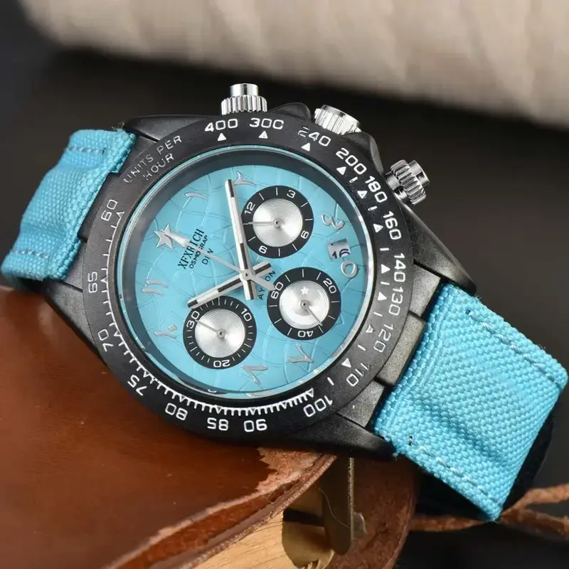 Top Hot Dw Stijl Originele Merk Horloges Voor Heren Multifunctioneel Chronograaf Quartz Horloge Luxe Automatische Datum Aaa + Mannelijke Klokken