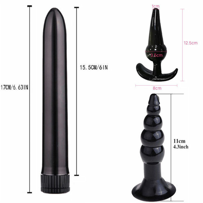 4/5/7/8 pz/set Silicone Butt Plug Dildo masturbazione Plug anale Plug vaginale giocattoli del sesso combinazione anale tallone dilatatore giocattoli per Gay