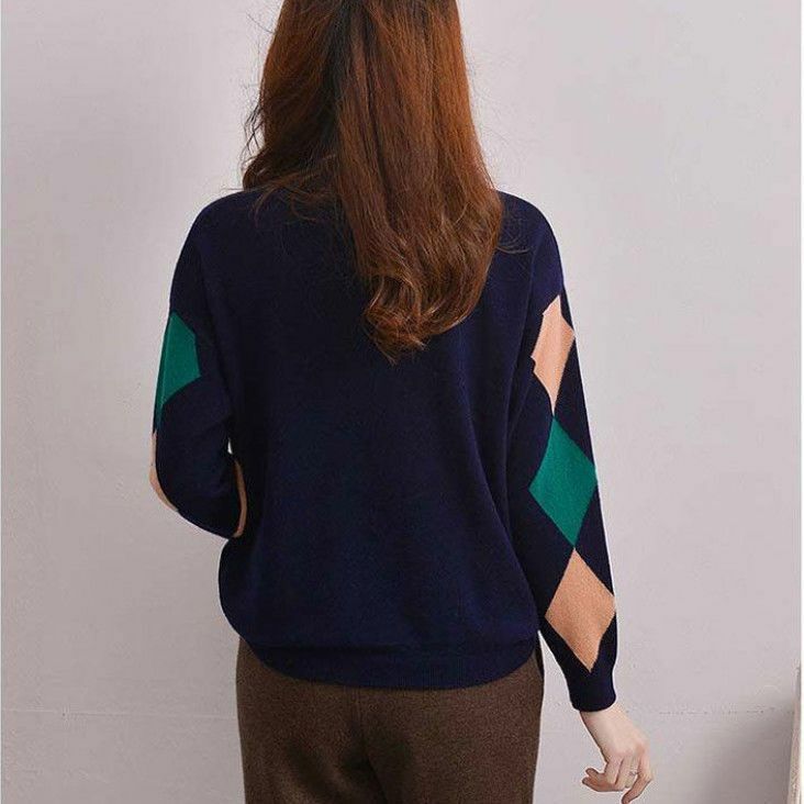 2024 nuove donne maglione lavorato a maglia pura lana Merino inverno moda Basic girocollo unico Top autunno caldo Pullover X143