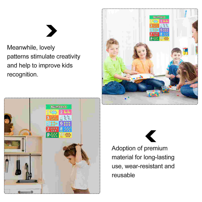 유치원 교육 그림 영어 알파벳 걸이식 아기 장난감, 가정용 학습 포스터