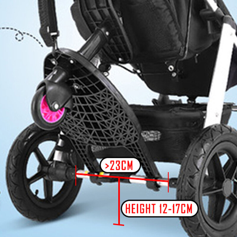 Aksesori Kursi Mobil Bayi Adaptor Pedal Kereta Dorong Trailer Bantu Skuter Kembar Hitchhiker Aksesori Kereta Dorong Kursi Berdiri Anak