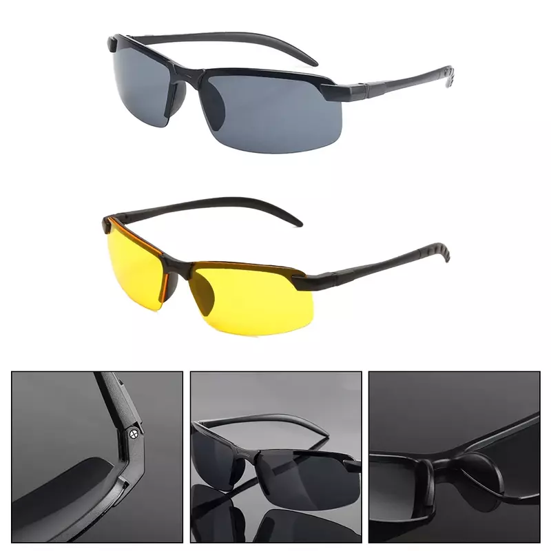 Антибликовые очки ночного видения для водителя, модные солнцезащитные очки, очки для велоспорта, улучшенные женские очки для ночного вождения, автомобильные аксессуары