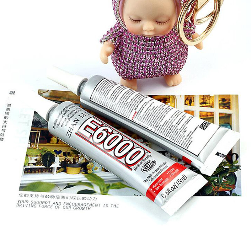 1PC E6000 Glue Strong Adhesive For Diy Rhinestones Painting Cloth Metal Fabric Crystal Epoxy Hotfix For Jewelry Tool