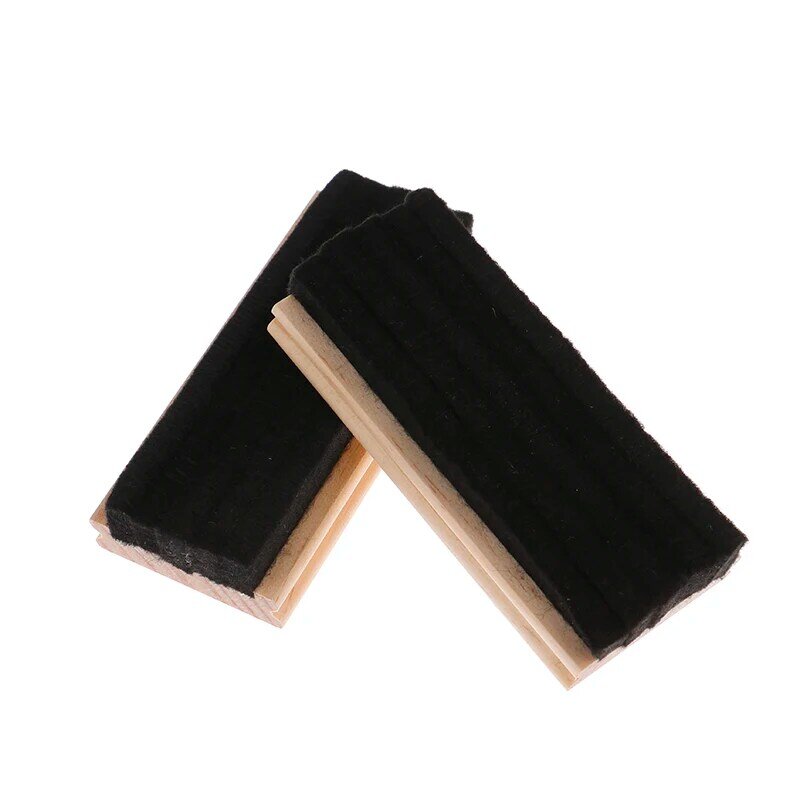 Grand nettoyeur de tableau noir en feutre de laine, plumeau en bois, kit de nettoyage de pièce d'irritation