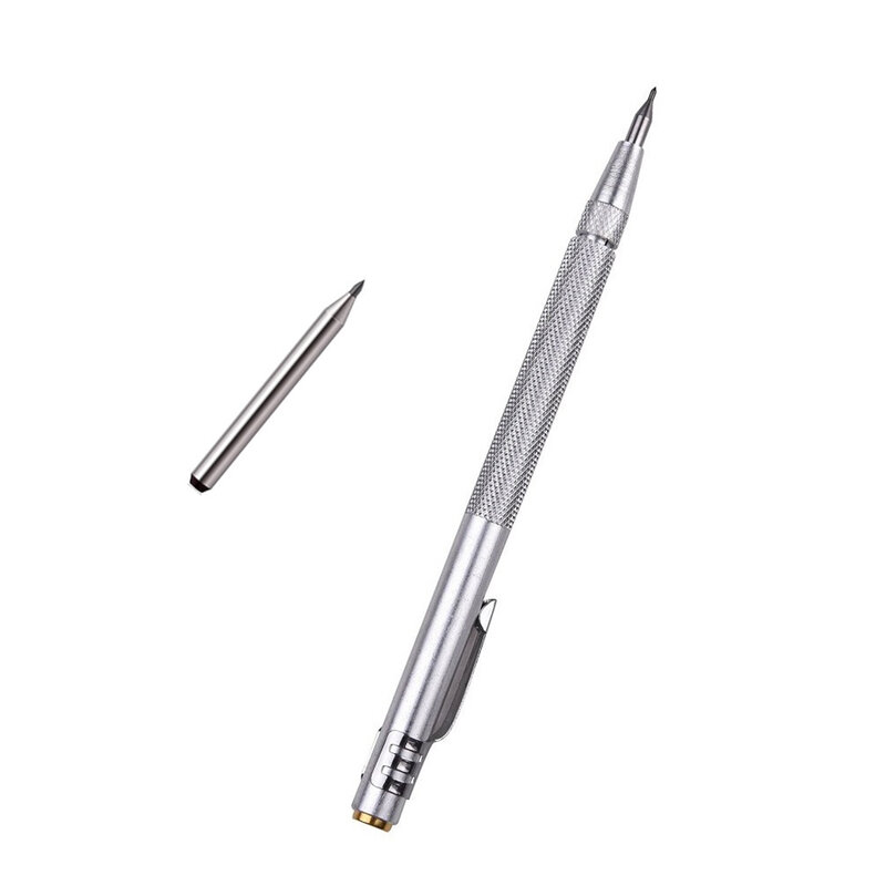 Pena Tungsten Carbide, pena penulis karbida, pena logam kayu kaca ubin pemotong pensil, pekerjaan Kayu 1 buah