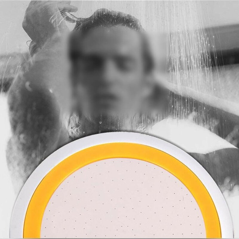 6-Zoll-Dusche hea Hochdruck wassers pa rende aufgeladene Regen dusche Spa ultra dünner Dusch kopf für Badezimmer