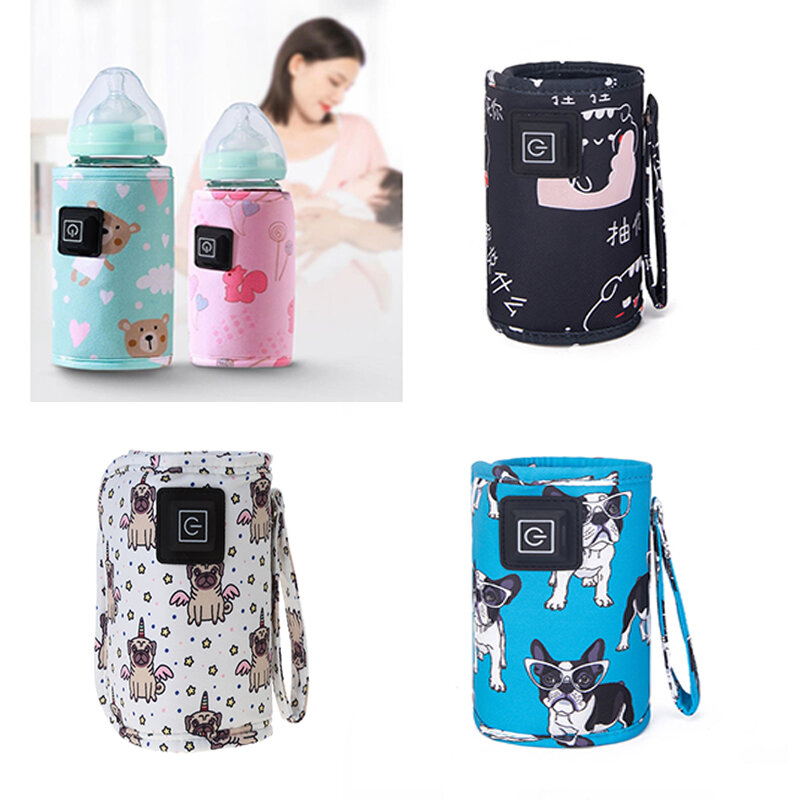زجاجة الطفل المحمولة دفئا ، USB قابلة للشحن ، السفر الحليب دفئا ، زجاجة تغذية الرضع ، 3 والعتاد قابل للتعديل ، 5V-2A