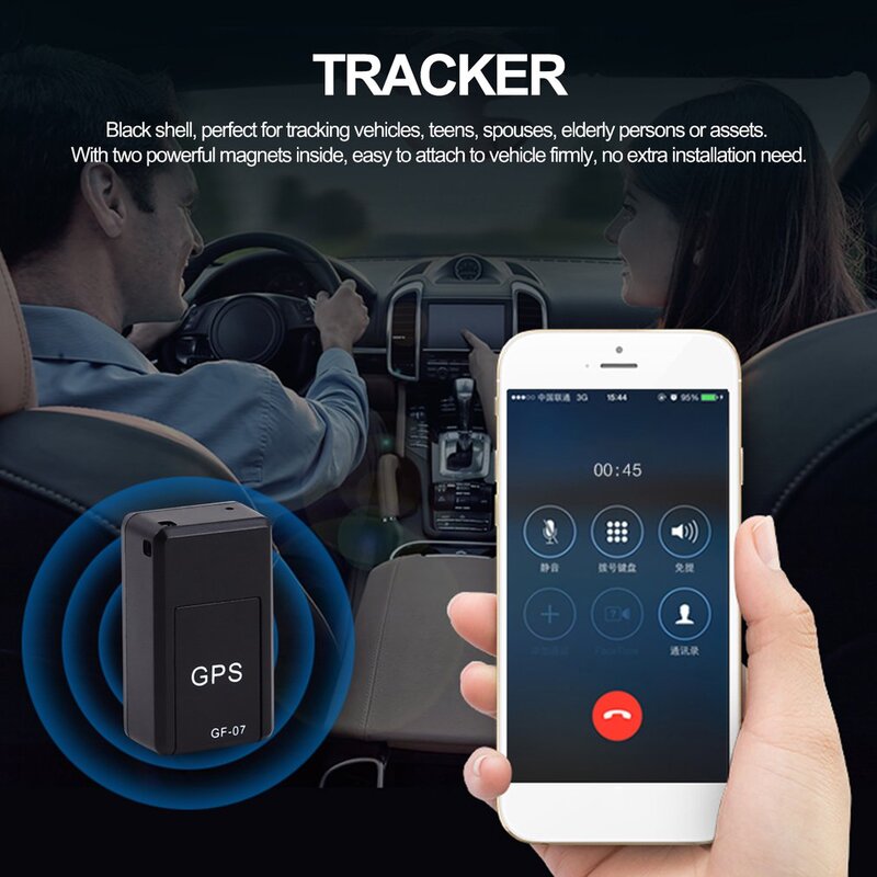 New GF07 Magnetic GPS Tracker Real Time Tracking Device Magnetic GPS Locator Vehicle Locator Dropshipping Tracking Locator