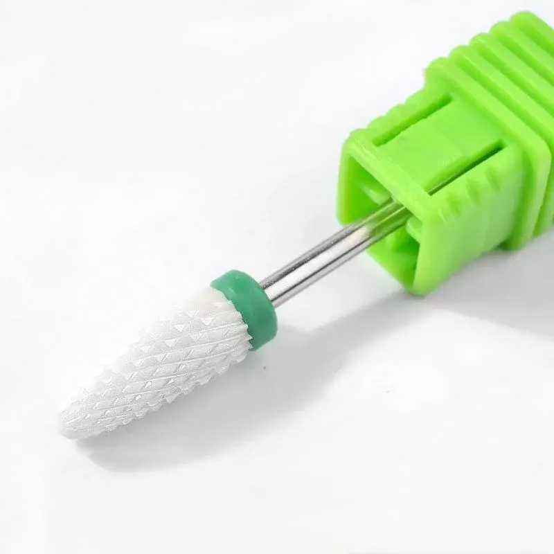 1 Stück Keramik Nail Art Drill Rotations schneider Reinigungs gerät für Nail Art Maschinen zubehör Entfernung Nagel Gel Werkzeug